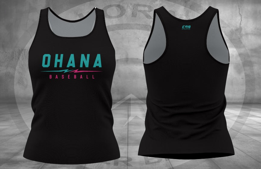 Black Ohana Racer Back (Polyester)