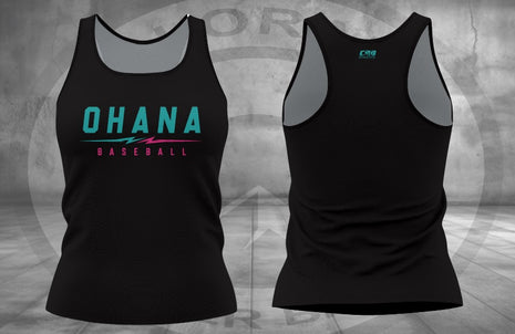 Black Ohana Racer Back (Polyester)