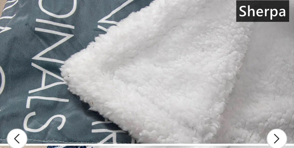 Ohana Sherpa Throw Blanket — 40