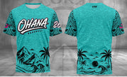 Teal Scenery Ohana Short Sleeve