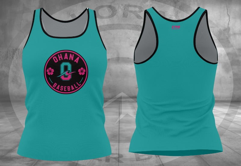 Teal Ohana Racer Back (Polyester)