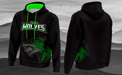 NOCO WOLVES Black Hoodie