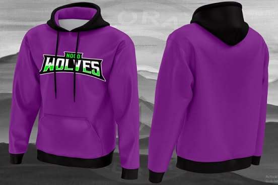NOCO WOLVES Purple Hoodie