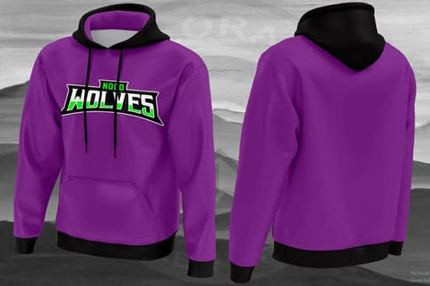 NOCO WOLVES Purple Hoodie
