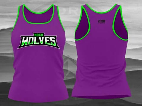 NOCO WOLVES Purple Tank Top