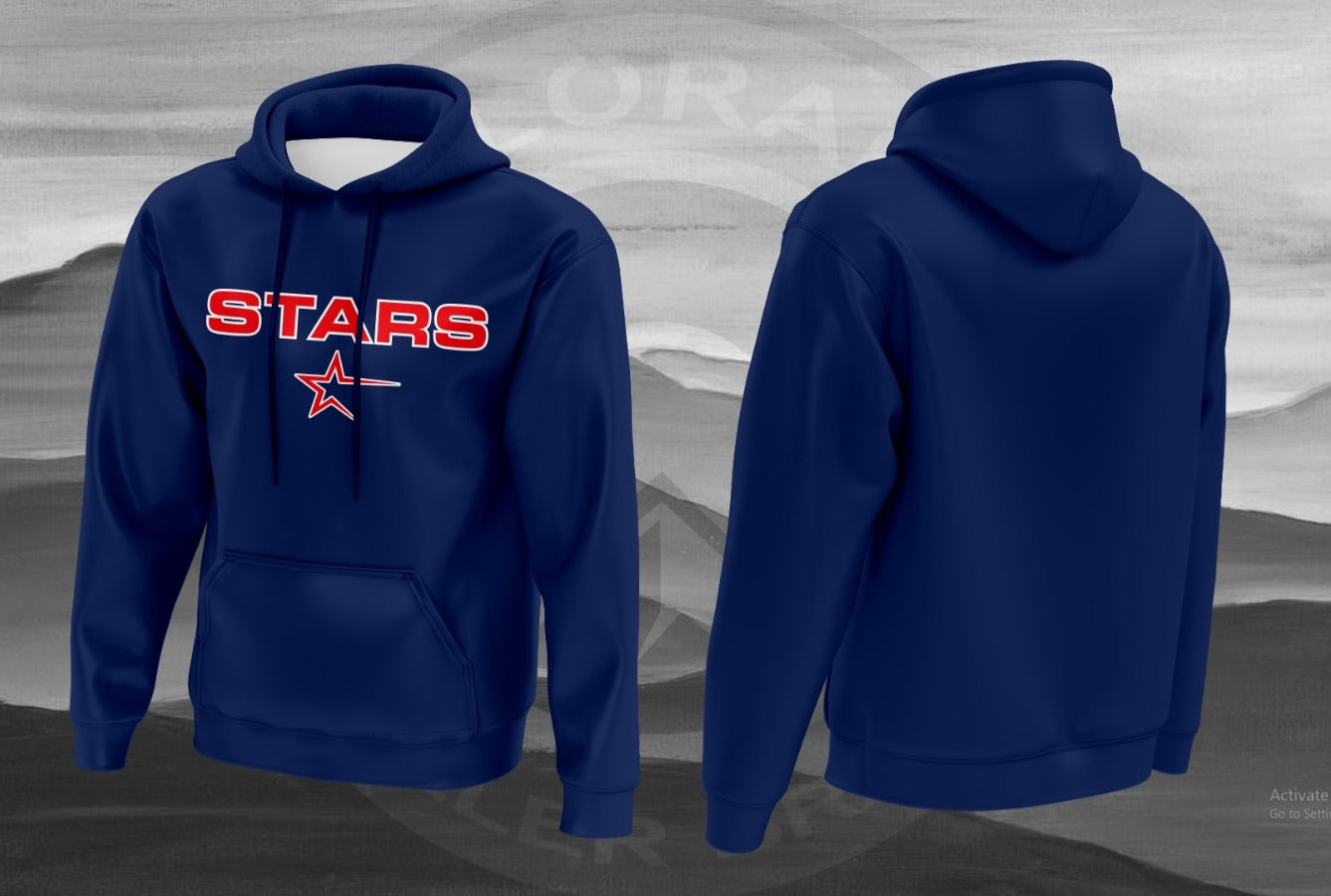 FC Stars Navy Heavy Hoodie