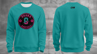 Teal Ohana Crew Neck Sweatshirt (Cotton)