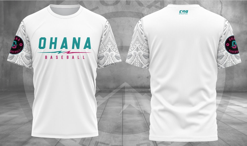 White Ohana Short Sleeve