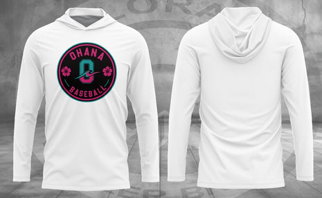 White Ohana Lightweight Hoodie