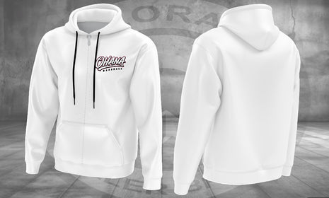 Ohana Full-Zip Hoodie - White
