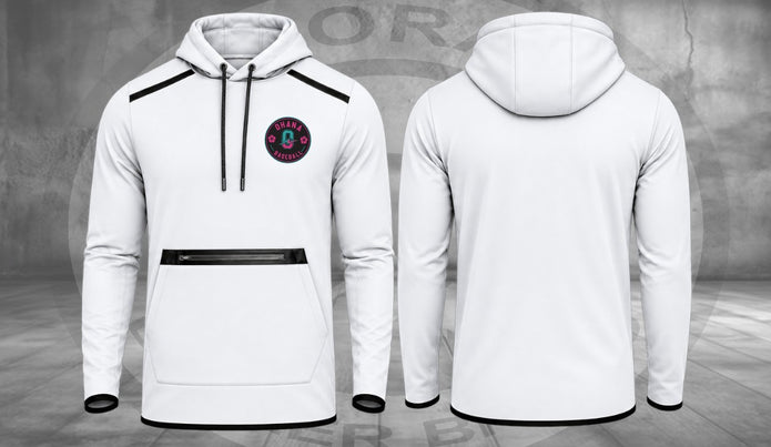 Ohana Performance Pullover Hoodie - White