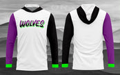 NOCO Wolves White Lightweight Hoodie
