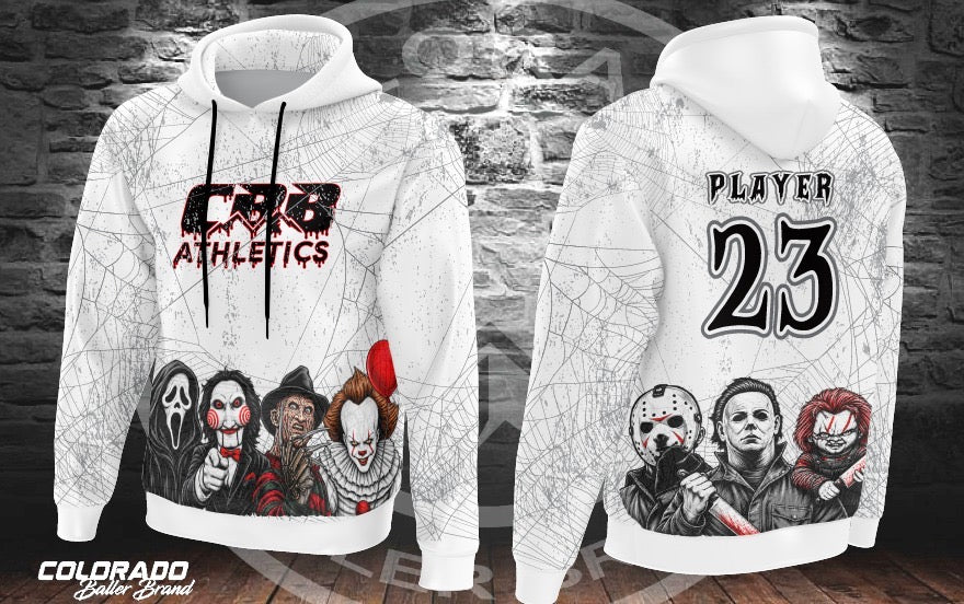 CBB Halloween Collection – White Hoodie
