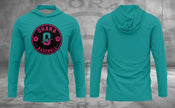 Teal Ohana Circle Lightweight Hoodie
