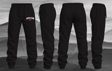 Original Ambition Mustangs Open-Bottom Sweats — Black mockup