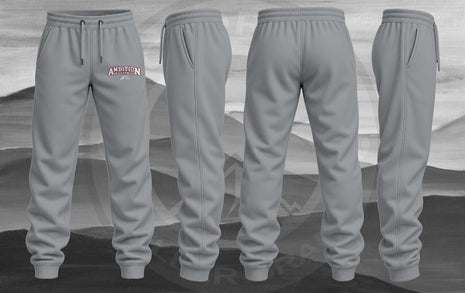Original Ambition Mustangs Open-Bottom Sweats — Grey mockup