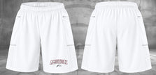 Original Ambition Mustangs Athletic Shorts — White mockup