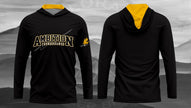Original Ambition Thunderhawks Lightweight Hoodie — Black mockup