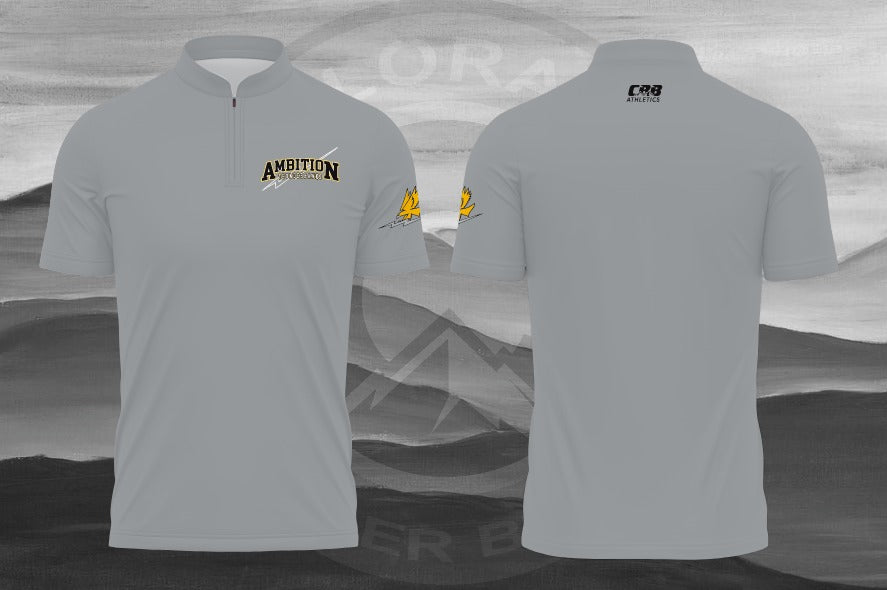Original Ambition Thunderhawks Quarter-Zip — Grey mockup