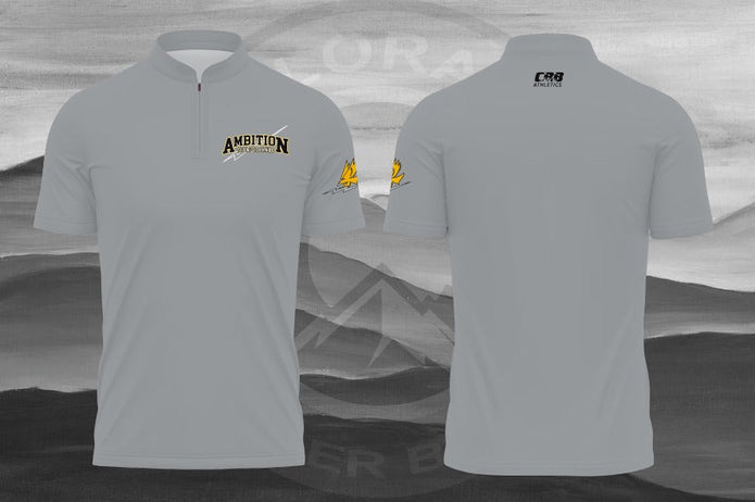 Original Ambition Thunderhawks Quarter-Zip — Grey mockup