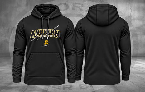 Original Ambition Thunderhawks Heavy Pullover Hoodie — Black (Alternate) mockup