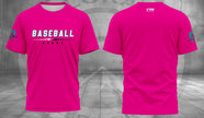Pink Baseball Ohana Short Sleeve