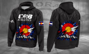 CBB Colorado Splatter Hoodie, original front and back design