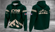 CBB Forest Summit Hoodie, original front and back design