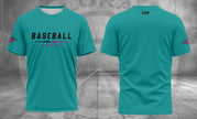 Teal Baseball Ohana Short Sleeve