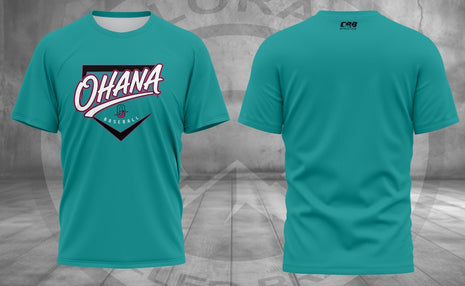 Teal Ohana Short Sleeve
