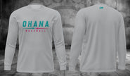 Grey Ohana Long Sleeve front and back