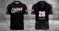 Ohana 2027 Lightweight Short Sleeve Hoodie approved front and back artwork