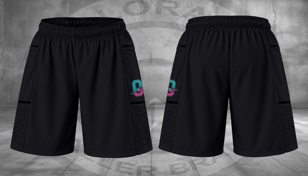 Ohana Black O-Wave CBB Performance Shorts