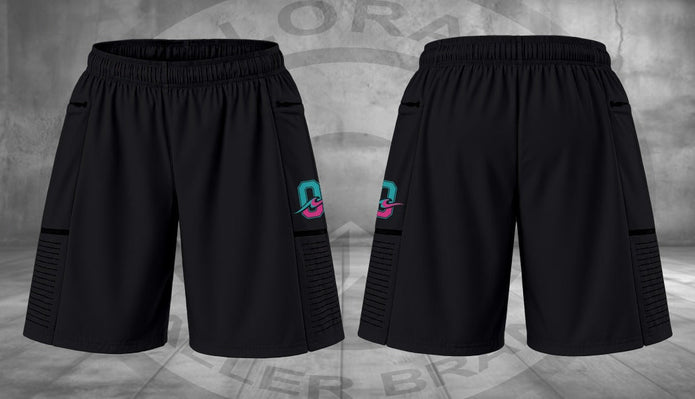 Ohana Black O-Wave CBB Performance Shorts