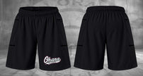 Ohana Black Script CBB Performance Shorts