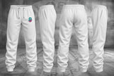 Ohana White O-Wave Joggers