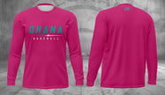 Pink Ohana Long Sleeve front and back